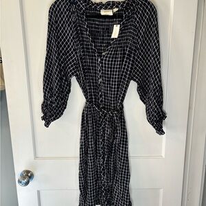 Black and White Checkered Dress